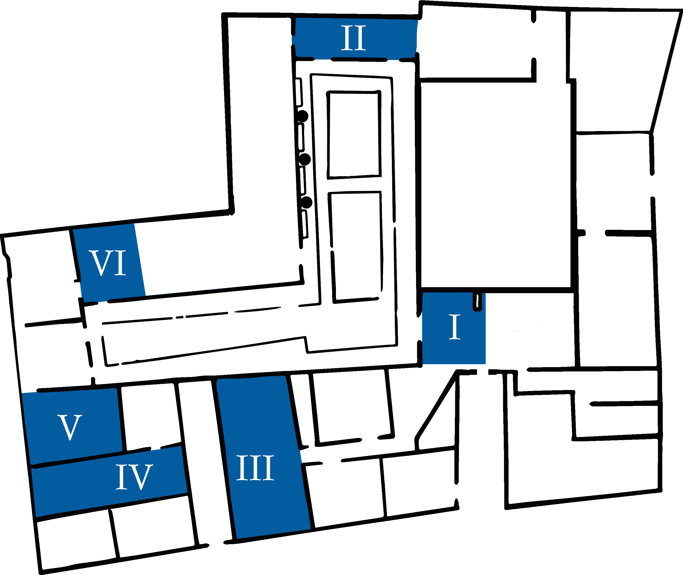 mappa della mostra